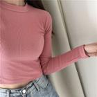 Cropped Knit Pullover