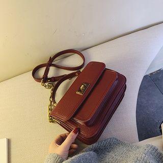 Top Handle Chain Strap Crossbody Bag