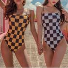 Checkered Swimsuit