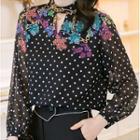 Floral Dotted Blouse