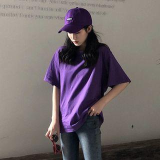 Short-sleeve Twisted Back T-shirt