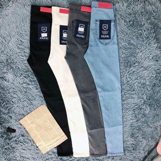 High Waist Slim Jeans