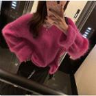 Plain Sweater Rose Pink - One Size