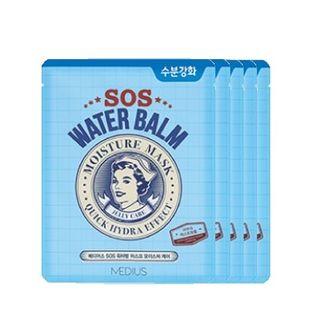 Medius - Sos Water Balm Mask Set 5pcs (4 Types) Moisture Care