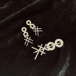 Geometric Hair Clip / Dangle Earring