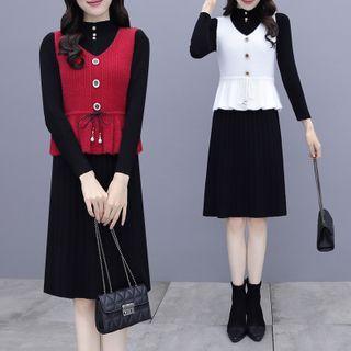 Set Of 2 Knit Tank Top + Dress