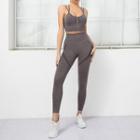 Set: Strappy Sports Camisole + Yoga Pants