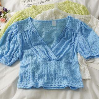 Slim-fit Wrapped Crop Top