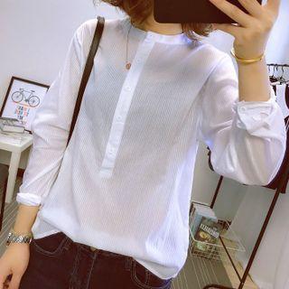 Plain Henley Overhead Shirt