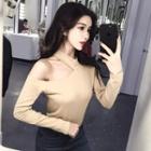 Cut Out Long-sleeve Top