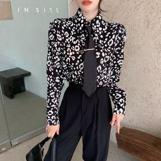 Animal Print Shirt / Dress Pants