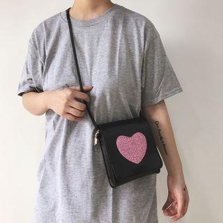 Glitter Sweetheart Cross Bag