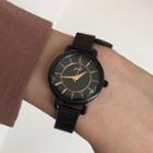 Alloy Bracelet Watch A29 - Black - One Size