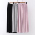 Wide-leg Drawstring Sweatpants