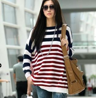 Striped Knit Sweater