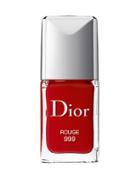 Christian Dior - Vernis Couture Color Gel Shine And Long Wear Nail Lacquer (#999 Rouge) 10ml