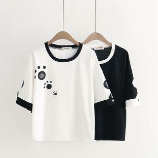 Paw Print Short Sleeve T-shirt