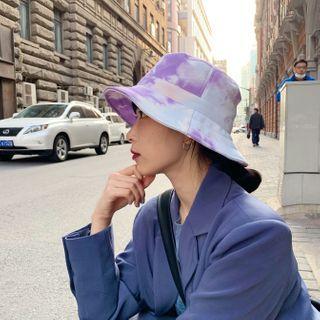 Tie Dye Bucket Hat Light Purple - One Size