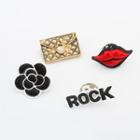 Set Of 4: Brooch