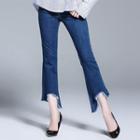 Cropped Boot-cut Slim-fit Jeans