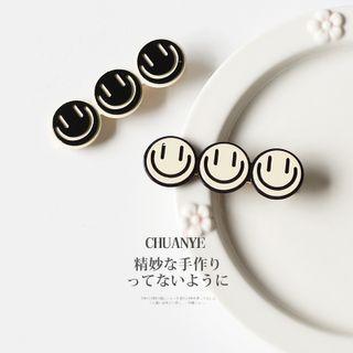 Smiley Alloy Hair Clip