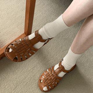 Round-toe Fishermen Sandals