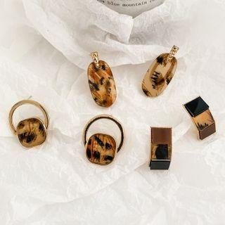 Leopard Print Drop Earring (various Designs)