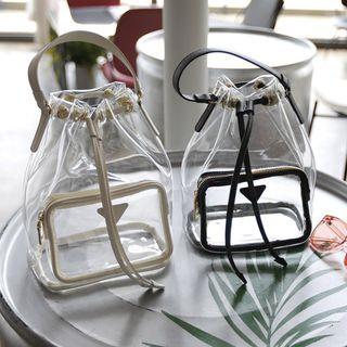 Clear Bucket Bag With Strap