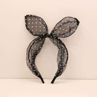 Ear-accent Mesh Headband