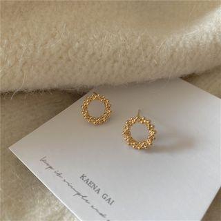 Alloy Flower Earring 1 Pair - Alloy Flower Earring - One Size