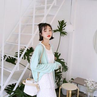Long-sleeve Boxy-fit Cardigan