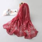 Print Tassel Scarf