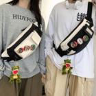 Two Tone Belt Bag / Charm / Pin / Set