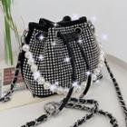 Embellished Bucket Bag Black - One Size