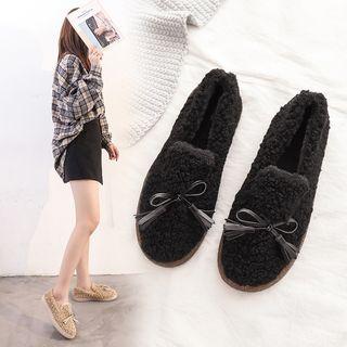 Tassel Fleece Loafers