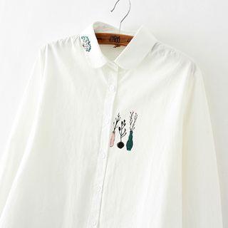 Plant Print Shirt