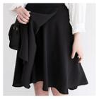 Flared A-line Wrap Skirt