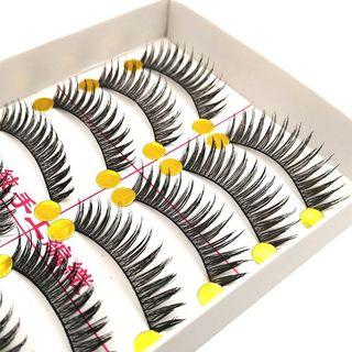 False Eyelashes (10 Pairs) #310 310 - Black - One Size