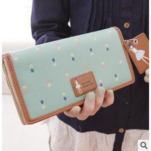 Floral Long Wallet