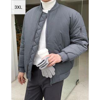 Quilted Oversize Bomber Jacket