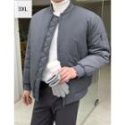 Quilted Oversize Bomber Jacket