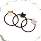 Cat Hair Tie 02 - Gray & White - One Size