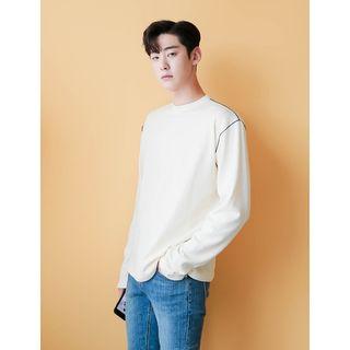 Piped Loose-fit Sweatshirt