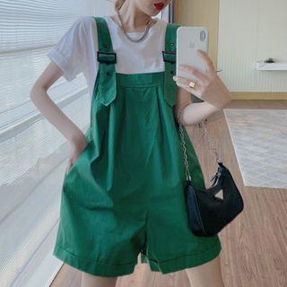 Plain Wide Leg Jumper Shorts