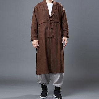 Frog-button Midi Jacket