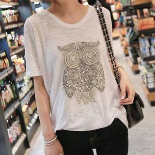 Short-sleeve Owl T-shirt