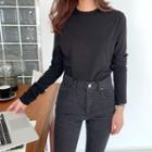 Round Neck Textured T-shirt