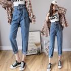 Asymmetric Straight-fit Jeans