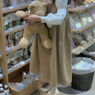 Plain Pleated Shirt / Plain A-line Dress