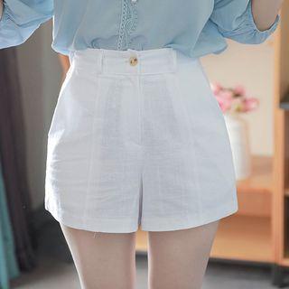 Seam-trim Cotton Shorts